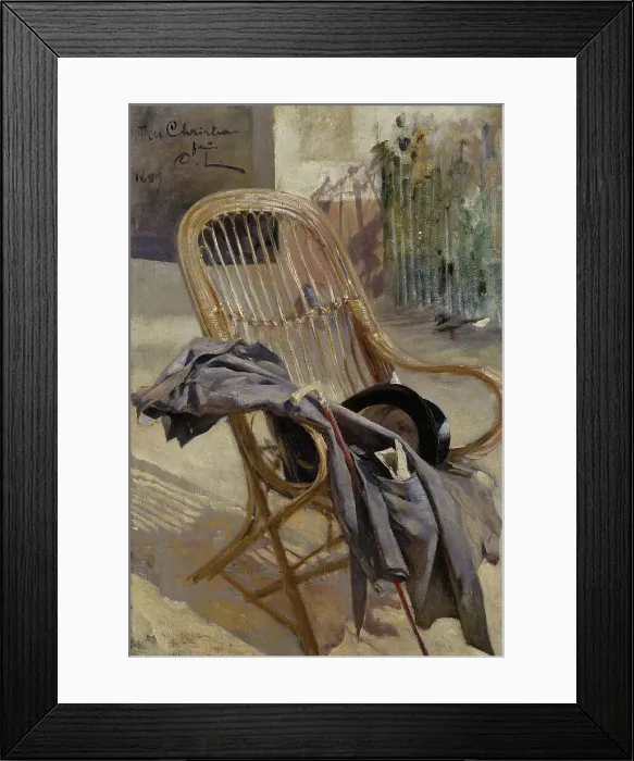 Framed Print : Study for Modern Art, 1889. Creator: Carl Larsson Framed Print : Study for Modern Art, 1889. Creator: Carl Larsson