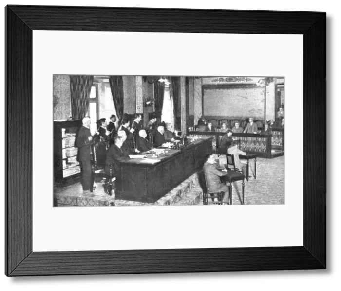 Framed Print : Latin America Against Germany; In Rio de Janeiro: the session of October 26.. 1917. Creator: Unknown Framed Print : Latin America Against Germany; In Rio de Janeiro: the session of October 26.. 1917. Creator: Unknown
