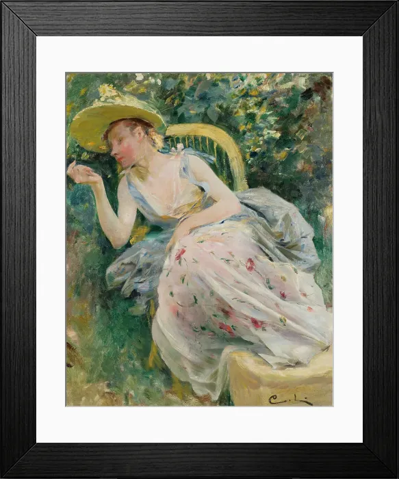 Framed Print : Study for Rokoko, 1888. Creator: Carl Larsson Framed Print : Study for Rokoko, 1888. Creator: Carl Larsson