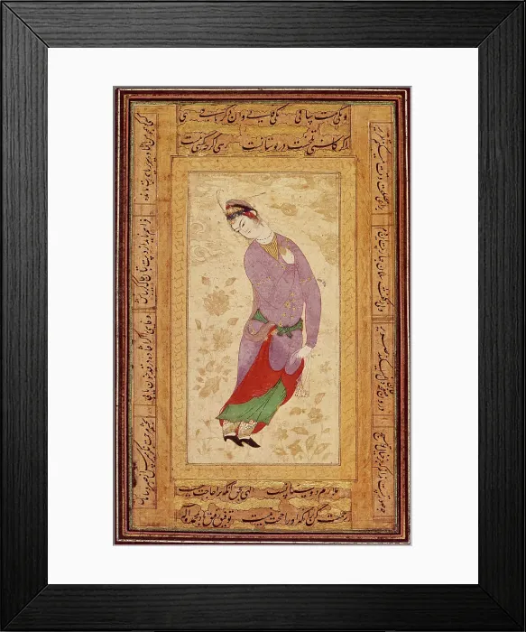 Framed Print : Standing Youth, c1620. Creator: Unknown Framed Print : Standing Youth, c1620. Creator: Unknown
