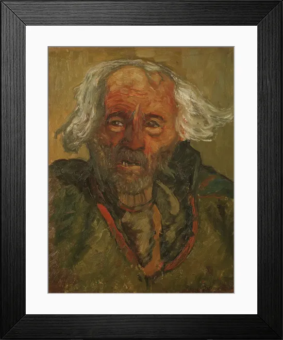 Framed Print : White-Haired Lapp, Kvikkjokk, c1900s. Creator: Helmer Osslund Framed Print : White-Haired Lapp, Kvikkjokk, c1900s. Creator: Helmer Osslund