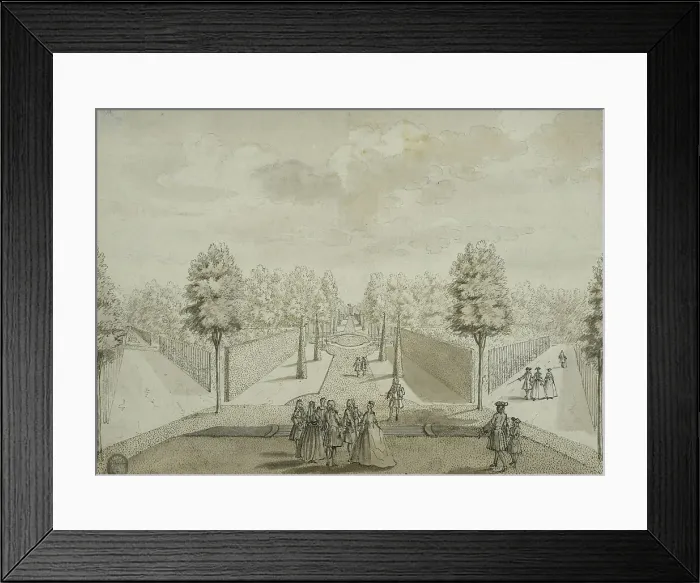 Framed Print : Waterland, Dirck Trip's country estate, c18th century. Creator: Hendrik de Leth Framed Print : Waterland, Dirck Trip's country estate, c18th century. Creator: Hendrik de Leth