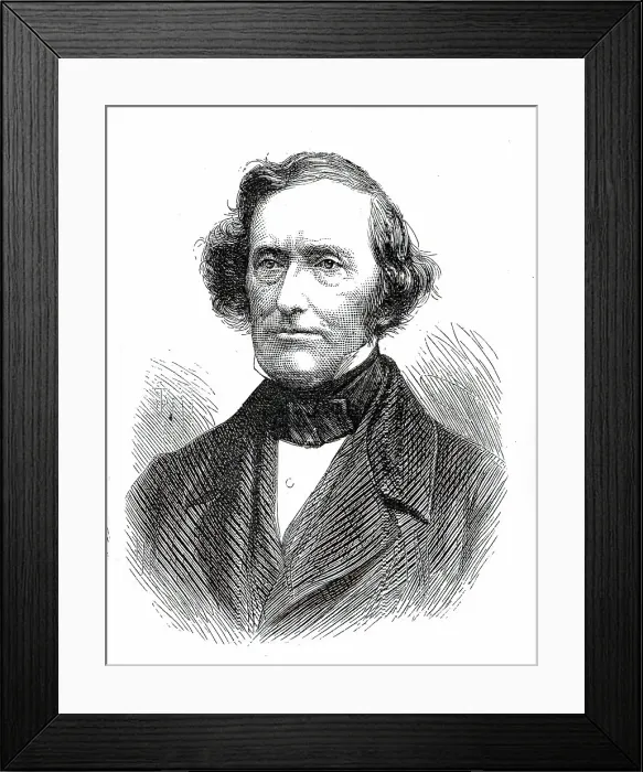 Framed Print : The late Earl Stanhope, 1876. Creator: Unknown Framed Print : The late Earl Stanhope, 1876. Creator: Unknown
