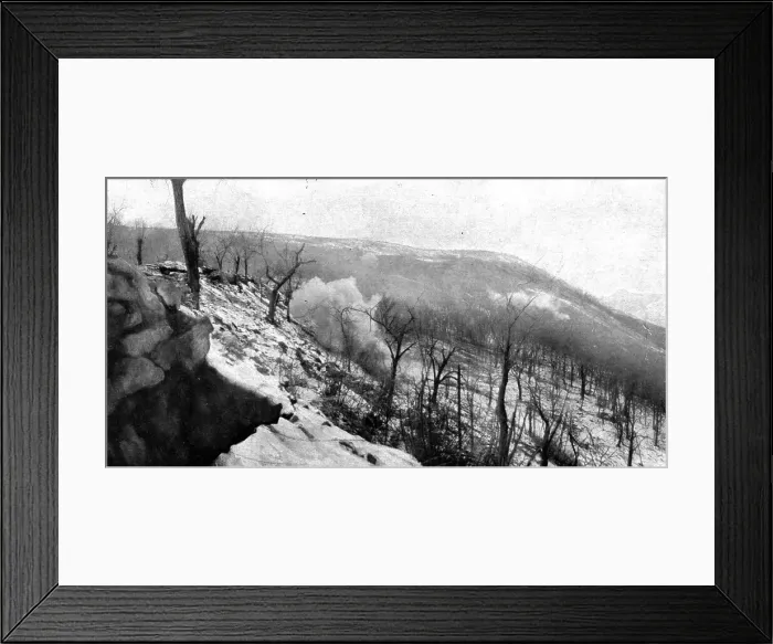 Framed Print : French success on the Italian front; December 29, 1917, during artillery preparation... 1917. Creator: Unknown Framed Print : French success on the Italian front; December 29, 1917, during artillery preparation... 1917. Creator: Unknown