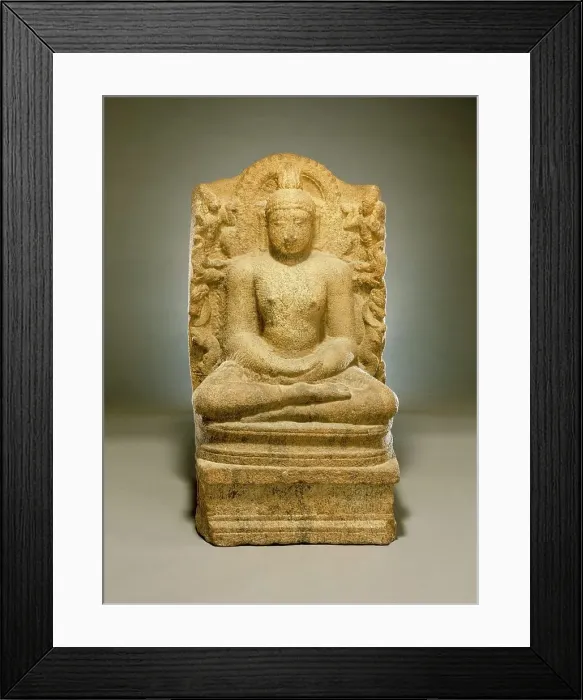 Framed Print : Buddha Shakyamuni, 11th century. Creator: Unknown Framed Print : Buddha Shakyamuni, 11th century. Creator: Unknown