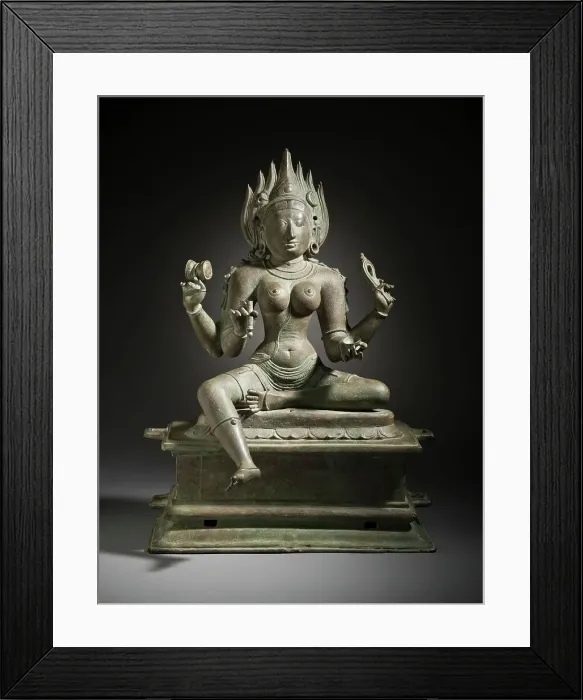 Framed Print : The Hindu Goddess Kali, 11th century. Creator: Unknown