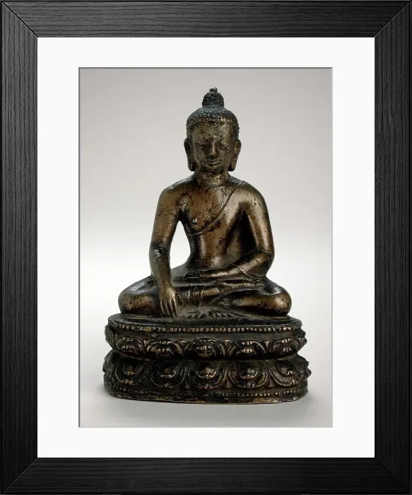 Framed Print : Buddha Shakyamuni, 11th-12th century. Creator: Unknown Framed Print : Buddha Shakyamuni, 11th-12th century. Creator: Unknown