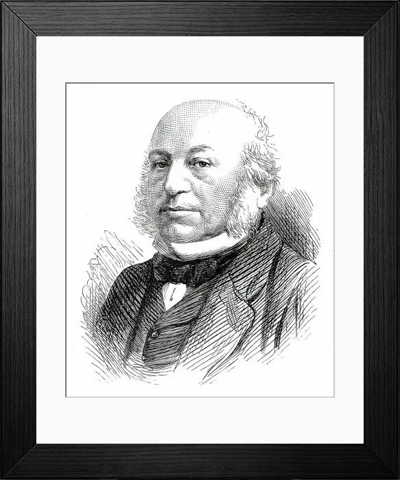 Framed Print : The late Sir Anthony Rothschild, Bart. 1876. Creator: Unknown Framed Print : The late Sir Anthony Rothschild, Bart. 1876. Creator: Unknown