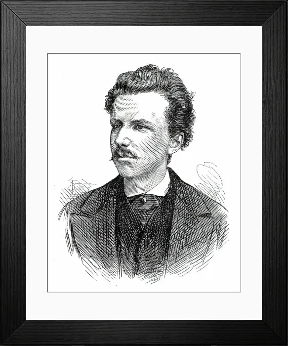 Framed Print : The late Viscount Amberley, 1876. Creator: Unknown Framed Print : The late Viscount Amberley, 1876. Creator: Unknown