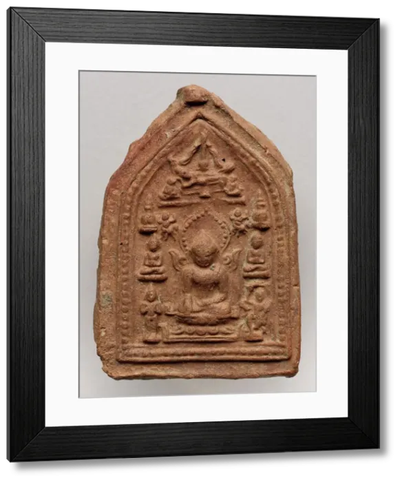 Framed Print : Votive Tablet, 12th century. Creator: Unknown Framed Print : Votive Tablet, 12th century. Creator: Unknown