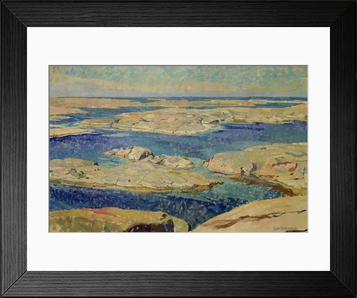 Framed Print : The Gåsö Skerries. Creator: Carl Wilhelmson Framed Print : The Gåsö Skerries. Creator: Carl Wilhelmson