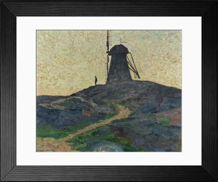 Framed Print : The Windmill. Creator: Carl Wilhelmson Framed Print : The Windmill. Creator: Carl Wilhelmson