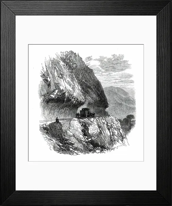 Framed Print : The Magellan Gallery, Ceylon Railway, 1876. Creator: Unknown Framed Print : The Magellan Gallery, Ceylon Railway, 1876. Creator: Unknown