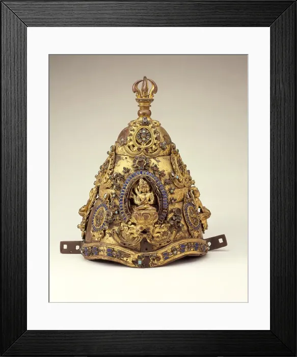 Framed Print : Ritual Crown, 12th century. Creator: Unknown Framed Print : Ritual Crown, 12th century. Creator: Unknown