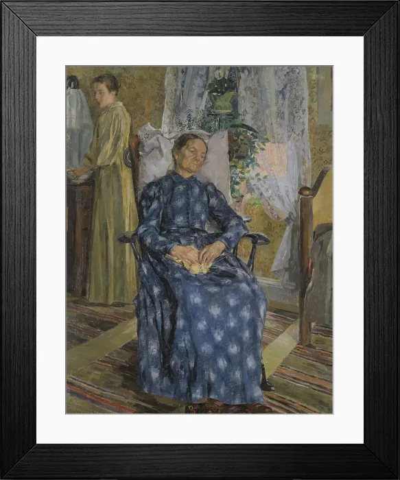 Framed Print : Tired, 1898. Creator: Carl Wilhelmson Framed Print : Tired, 1898. Creator: Carl Wilhelmson