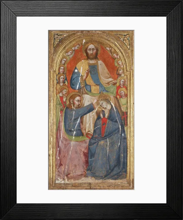 Framed Print : The Coronation of the Virgin. Creator: Carlo da Camerino Framed Print : The Coronation of the Virgin. Creator: Carlo da Camerino