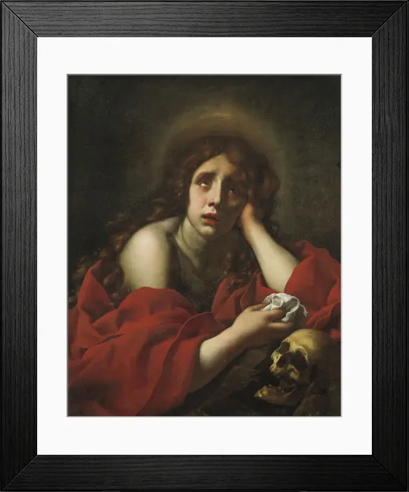 Framed Print : The Penitent Mary Magdalene. Creator: Carlo Dolci Framed Print : The Penitent Mary Magdalene. Creator: Carlo Dolci