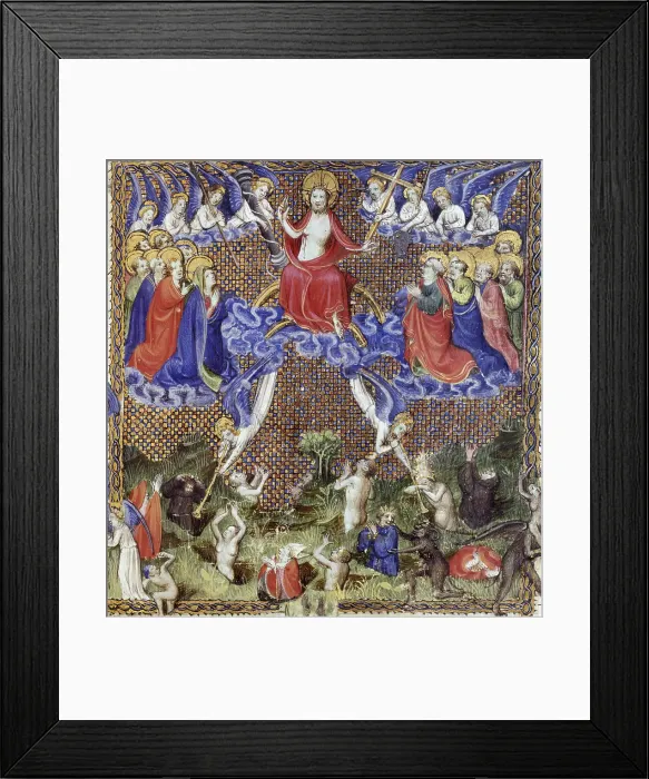 Framed Print : Illustration from a breviary, 1412. Creator: Unknown Framed Print : Illustration from a breviary, 1412. Creator: Unknown