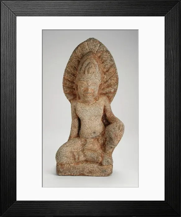 Framed Print : A Divine Figure, 12th-13th century. Creator: Unknown Framed Print : A Divine Figure, 12th-13th century. Creator: Unknown