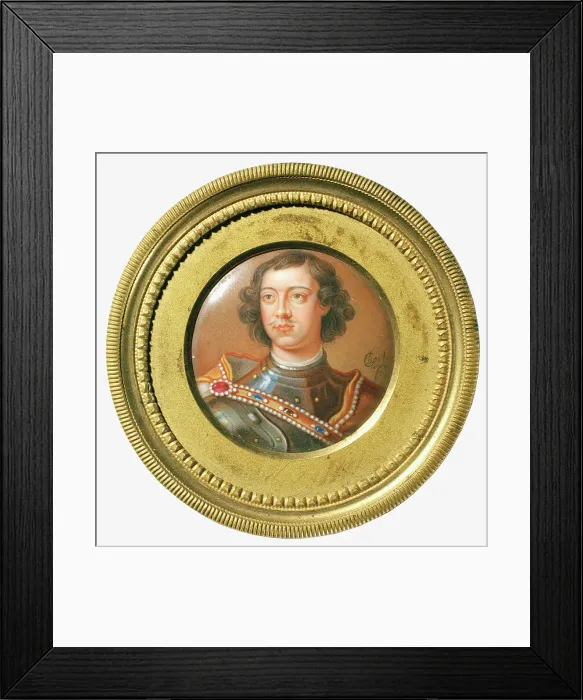 Framed Print : Peter I the Great (1672-1725), Tsar of Russia, c17th century. Creator: Charles Boit