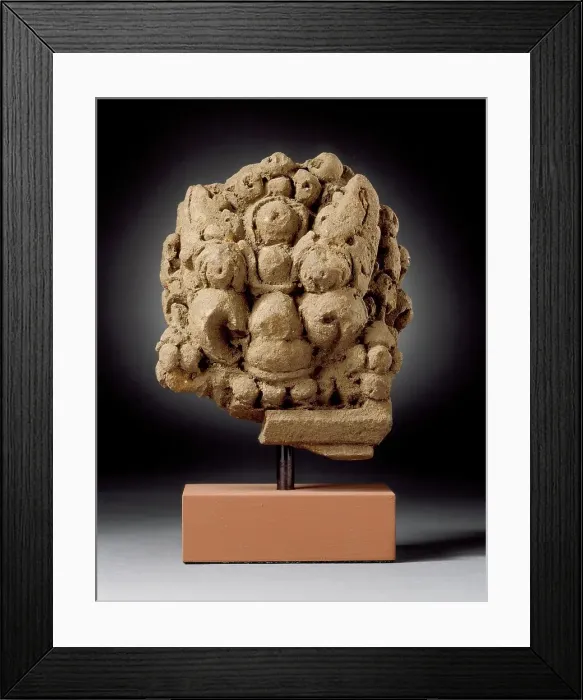 Framed Print : Kala Head, 13th century. Creator: Unknown Framed Print : Kala Head, 13th century. Creator: Unknown