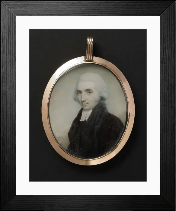 Framed Print : Unknown priest, c18th century. Creator: Charles Robertson Framed Print : Unknown priest, c18th century. Creator: Charles Robertson