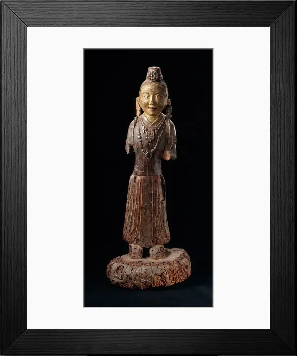 Framed Print : Portrait of a Noblewoman, 13th century. Creator: Unknown Framed Print : Portrait of a Noblewoman, 13th century. Creator: Unknown