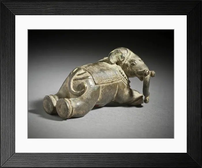 Framed Print : Elephant, 13th century. Creator: Unknown