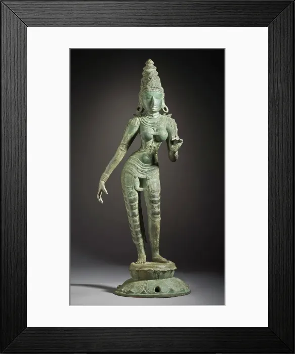 Framed Print : The Hindu Goddess Shridevi, 13th century. Creator: Unknown Framed Print : The Hindu Goddess Shridevi, 13th century. Creator: Unknown