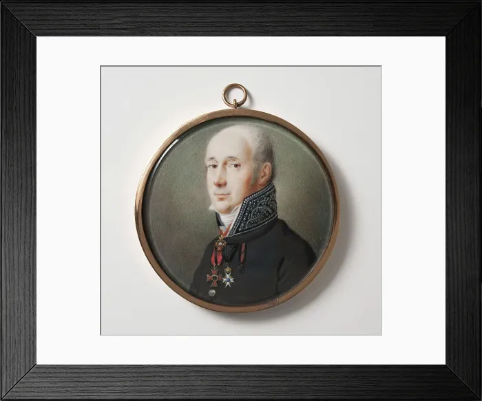 Framed Print : van Brienen, Russian Councilor of Legation in Stockholm, 1815. Creator: Christian Horneman Framed Print : van Brienen, Russian Councilor of Legation in Stockholm, 1815. Creator: Christian Horneman
