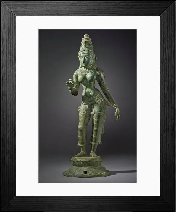 Framed Print : The Hindu Goddess Bhudevi, 13th century. Creator: Unknown Framed Print : The Hindu Goddess Bhudevi, 13th century. Creator: Unknown