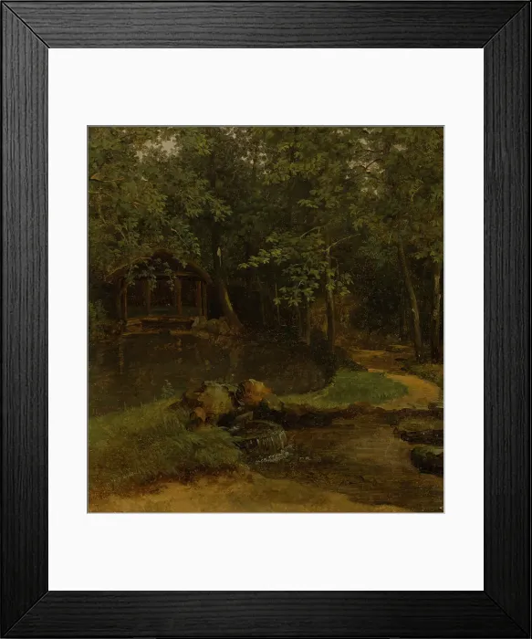 Framed Print : View from Villa Borghese in Rome, About 1800. Creator: Pierre-Athanase Chauvin Framed Print : View from Villa Borghese in Rome, About 1800. Creator: Pierre-Athanase Chauvin