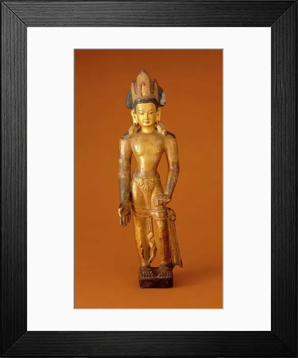 Framed Print : Phagpa Lokeshvara (Copy of the original in the Potala, Lhasa, Tibet), 13th-14th century. Creator: Unknown