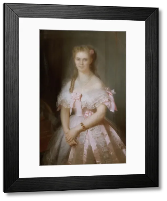 Framed Print : The Singer Christina Nilsson, c19th century. Creator: Constant-Joseph Brochart Framed Print : The Singer Christina Nilsson, c19th century. Creator: Constant-Joseph Brochart