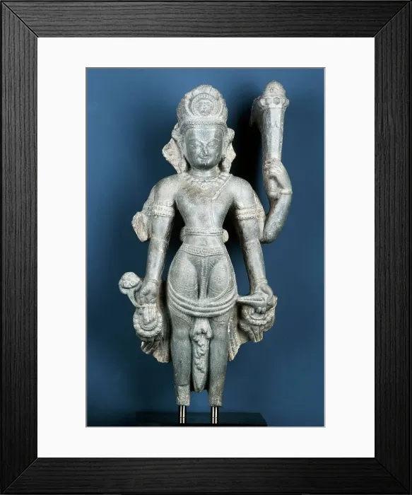 Framed Print : The Hindu God Vishnu, 13th-14th century. Creator: Unknown Framed Print : The Hindu God Vishnu, 13th-14th century. Creator: Unknown