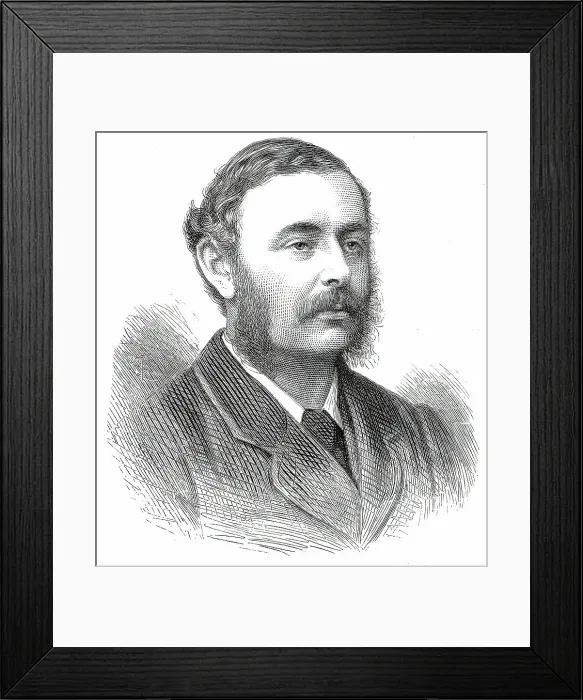 Framed Print : Mr. M. W. Ridley, 1876. Creator: Unknown Framed Print : Mr. M. W. Ridley, 1876. Creator: Unknown