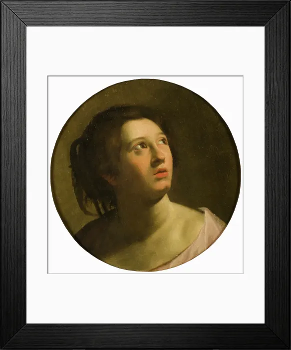 Framed Print : Young Woman, 17th century. Creator: School of Caravaggio Framed Print : Young Woman, 17th century. Creator: School of Caravaggio