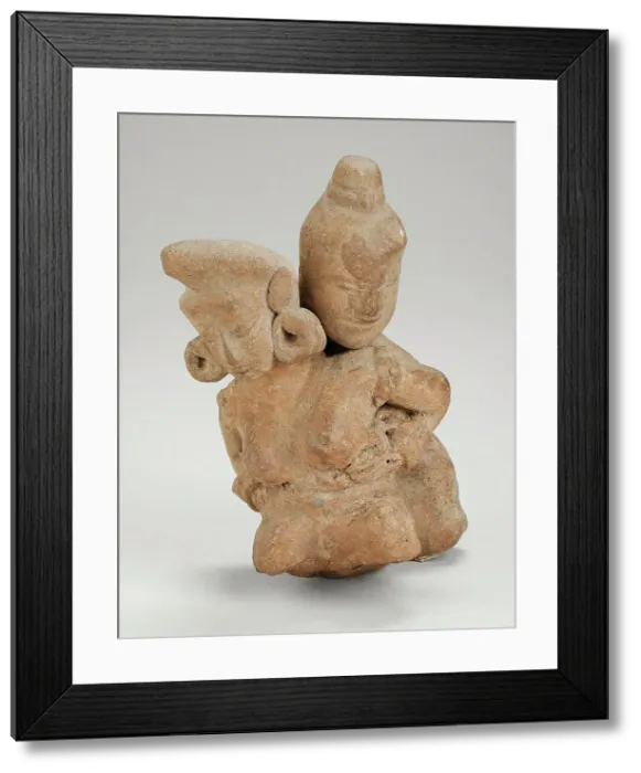 Framed Print : Amorous Couple, 14th century. Creator: Unknown Framed Print : Amorous Couple, 14th century. Creator: Unknown