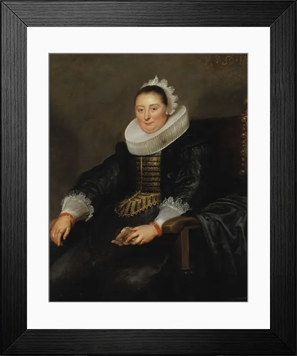 Framed Print : Portrait of a Lady, c17th century. Creator: Cornelis de Vos Framed Print : Portrait of a Lady, c17th century. Creator: Cornelis de Vos