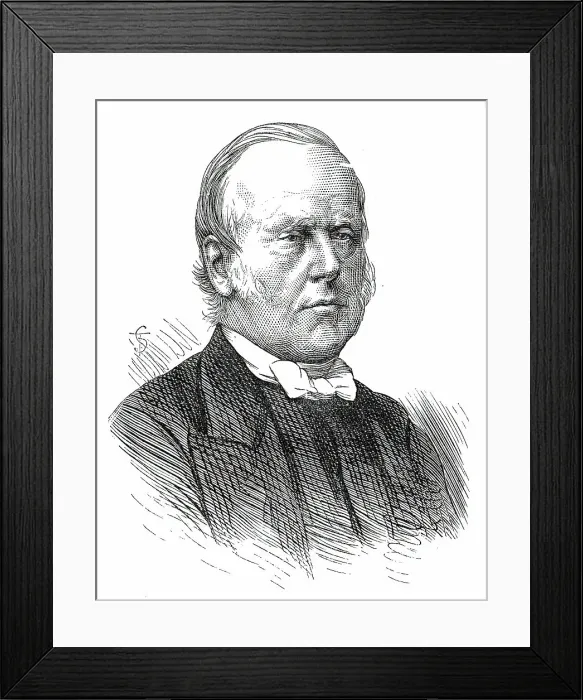 Framed Print : The late Rev. Jabez Burns, D.D. 1876. Creator: Unknown Framed Print : The late Rev. Jabez Burns, D.D. 1876. Creator: Unknown
