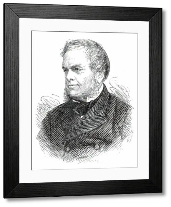 Framed Print : The late Mr. John Forster, 1876. Creator: Unknown Framed Print : The late Mr. John Forster, 1876. Creator: Unknown