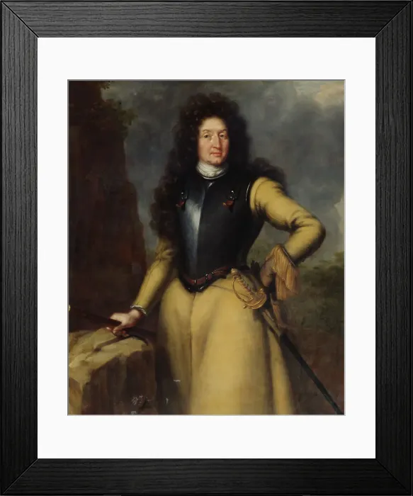 Framed Print : Standing man, c17th century. Creator: David Klocker Ehrenstrahl Framed Print : Standing man, c17th century. Creator: David Klocker Ehrenstrahl