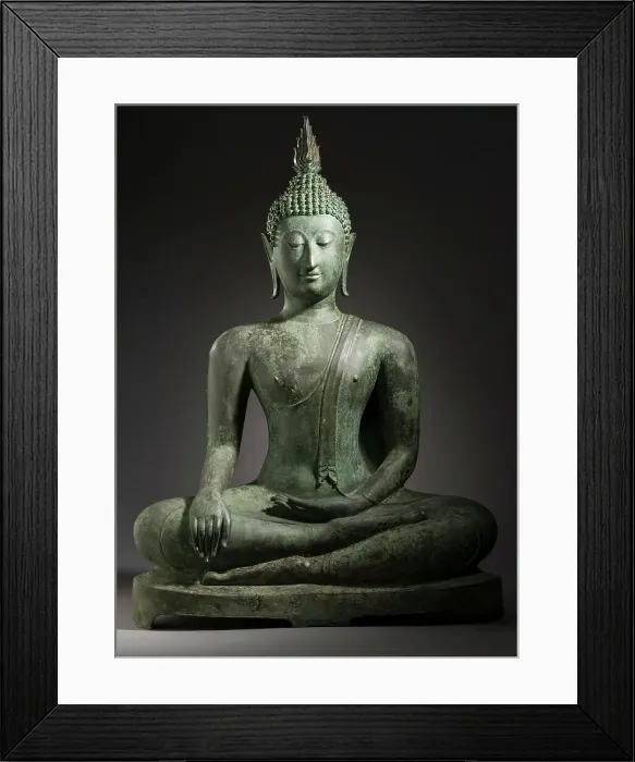 Framed Print : Buddha Shakyamuni (image 1 of 4), 14th-15th century. Creator: Unknown Framed Print : Buddha Shakyamuni (image 1 of 4), 14th-15th century. Creator: Unknown