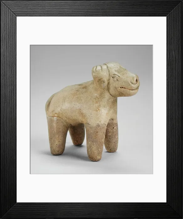 Framed Print : Water Buffalo, 15th century. Creator: Unknown Framed Print : Water Buffalo, 15th century. Creator: Unknown