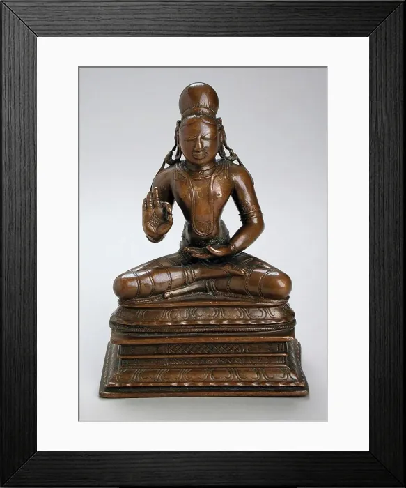 Framed Print : Saint, 15th century. Creator: Unknown Framed Print : Saint, 15th century. Creator: Unknown