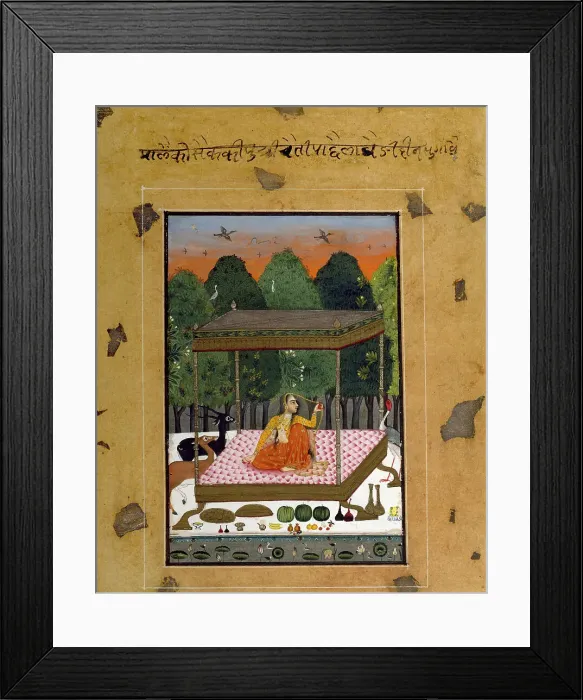 Framed Print : Ragini Chaiti, c1775. Creator: Unknown Framed Print : Ragini Chaiti, c1775. Creator: Unknown