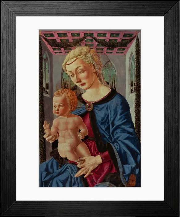 Framed Print : Virgin and Child, c1460. Creator: Unknown Framed Print : Virgin and Child, c1460. Creator: Unknown