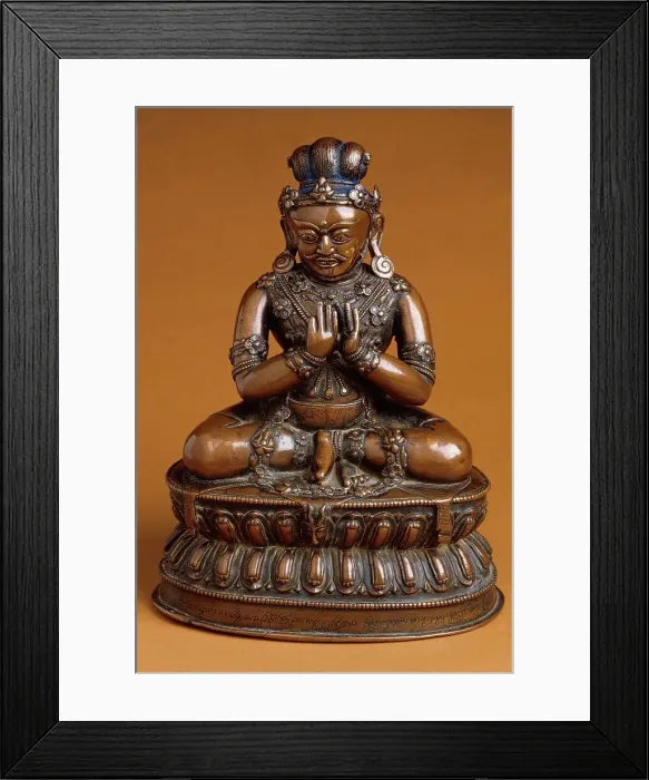 Framed Print : The Mahasiddha (Great Adept) Virupa, 837-909 (image 1 of 2), 15th century. Creator: Unknown Framed Print : The Mahasiddha (Great Adept) Virupa, 837-909 (image 1 of 2), 15th century. Creator: Unknown