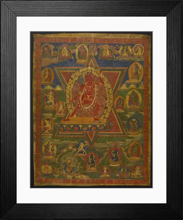 Framed Print : Vajrayogini as Naro Dakini, 18th century. Creator: Unknown Framed Print : Vajrayogini as Naro Dakini, 18th century. Creator: Unknown