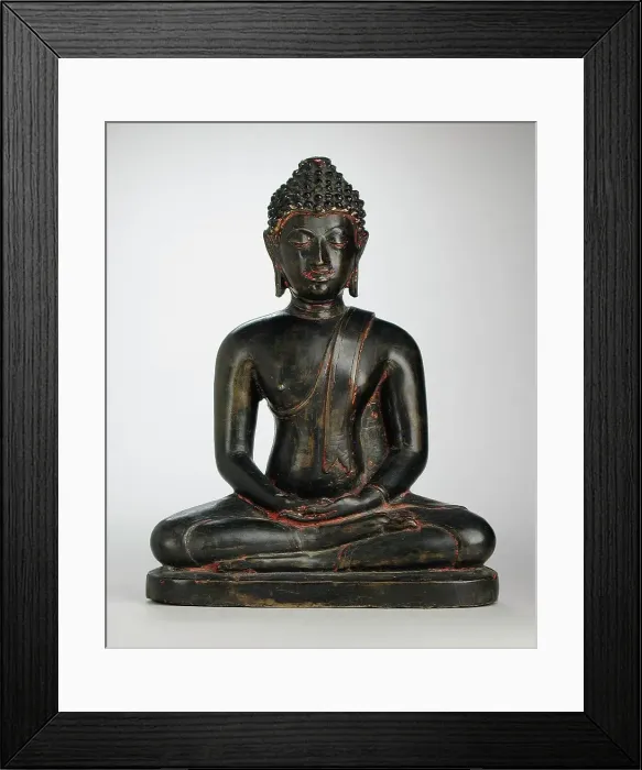Framed Print : Buddha Shakyamuni, 15th century or later. Creator: Unknown Framed Print : Buddha Shakyamuni, 15th century or later. Creator: Unknown